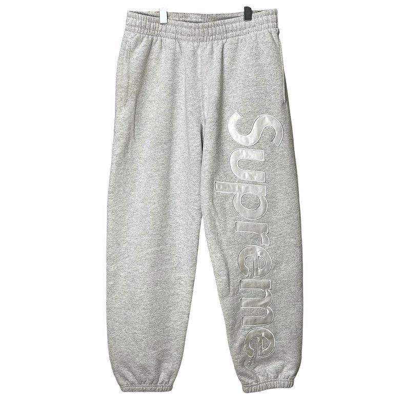 シュプリーム SUPREME Satin Appliqu Sweatpant サテン アップリケ 