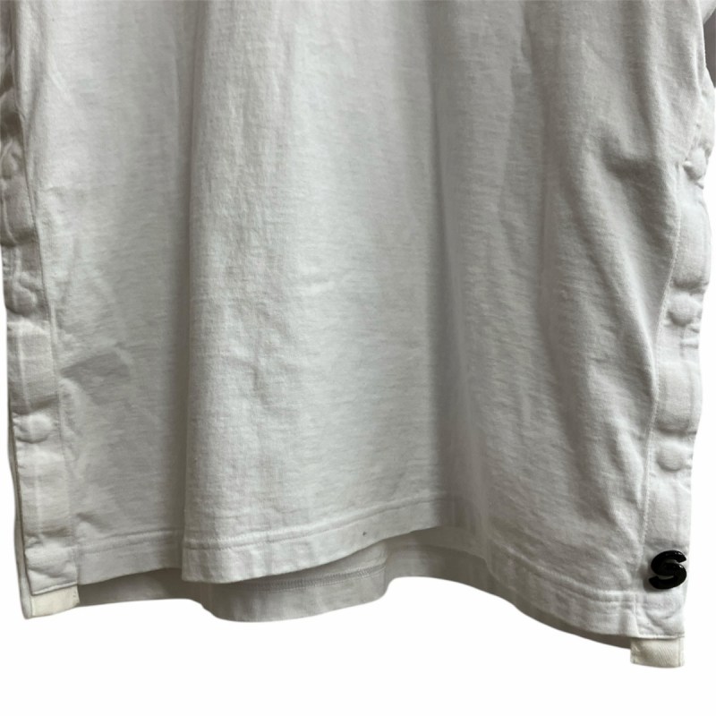 サカイ sacai SIDE LOGO TEE サイド ロゴ Tシャツ ピンズ 白 ホワイト 2 SCM-073 レディース サカイ sacai SIDE LOGO TEE サイド ロゴ Tシャツ ピンズ 白