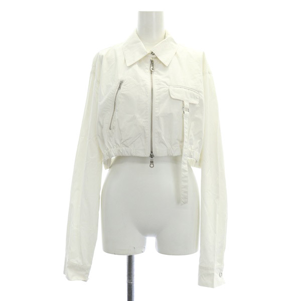メゾンスペシャル MAISON SPECIAL 23SS メタルショートブルゾン ジップ 