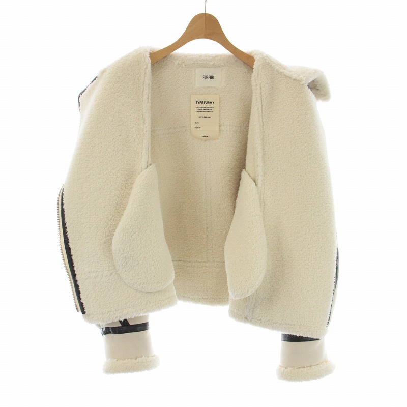 ファーファー furfur 22AW ボンバージャケット コート ショート