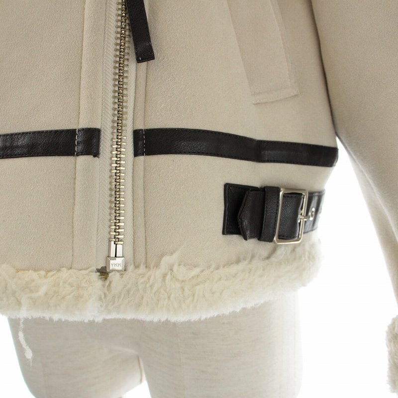 B6フェイクムートンジャケットコート☆FURFUR☆ボンバージャケット ファーファー furfur 22AW ボンバージャケット コート ショート