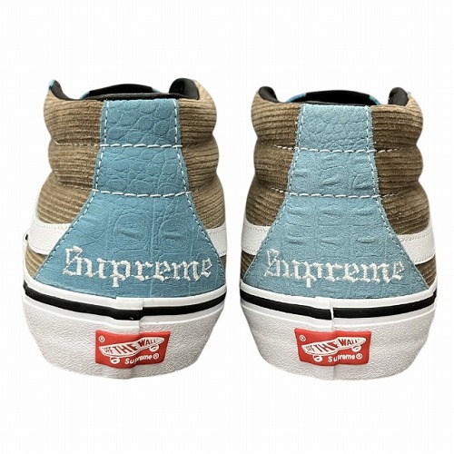 未使用品 バンズ VANS × Supreme シュプリーム SK8-MID スケートミッド 