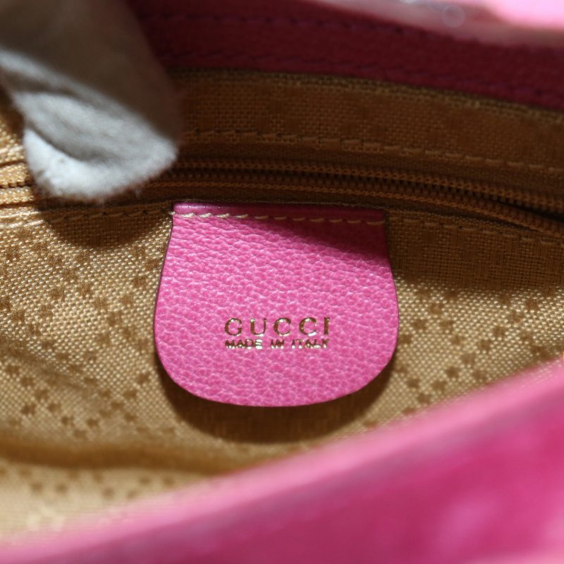 グッチ GUCCI 2WAY ハンドバッグ ショルダーバッグ スエード レザー