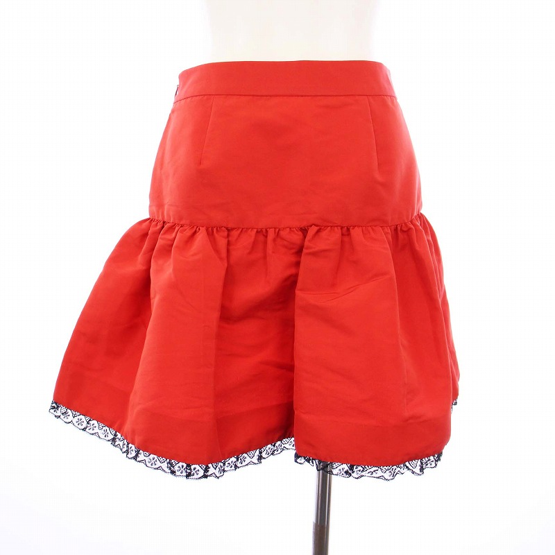 レッド ヴァレンティノ RED VALENTINO ギャザースカート フレア レッド ヴァレンティノ RED VALENTINO ギャザースカート フレア