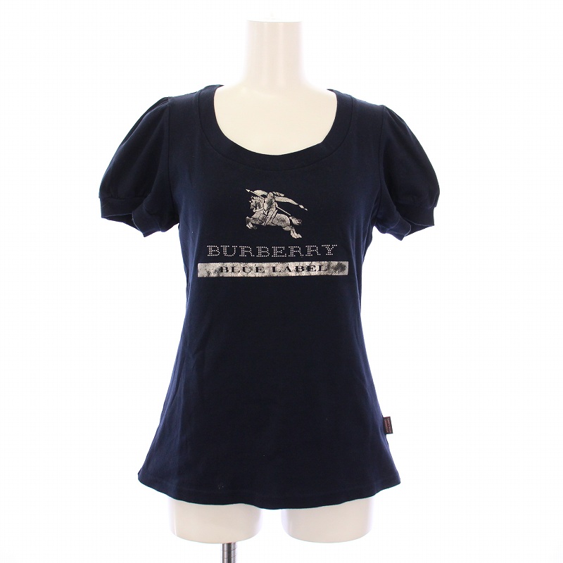 BURBERRY BLUE LABEL 半袖　tシャツ フレンチスリーブ　38 BURBERRY BLUE LABEL 半袖 tシャツ フレンチスリーブ 38