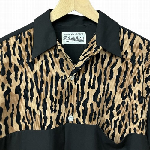 WACKO MARIA 半袖シャツ M TWO-TONE 50'S ワコマリア WACKO MARIA ワコマリア TWO-TONE 50'S SHIRT TYPE-2 胸ロゴ刺繍