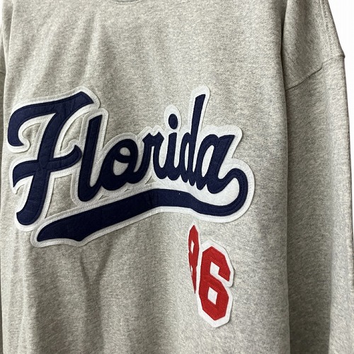 美品 papas ワッペンロゴスウェット XL グレー USA製 美品 papas ワッペンロゴスウェット XL グレー USA製 美品 papas