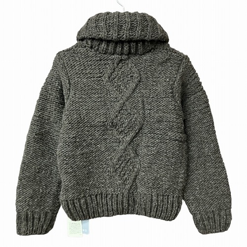 未使用品 レイビームス Ray Beams ペルー ケーブル ニット カーディガン ショールカラー 茶 ブラウン Free  レディース 未使用品 レイビームス Ray Beams ペルー ケーブル ニット