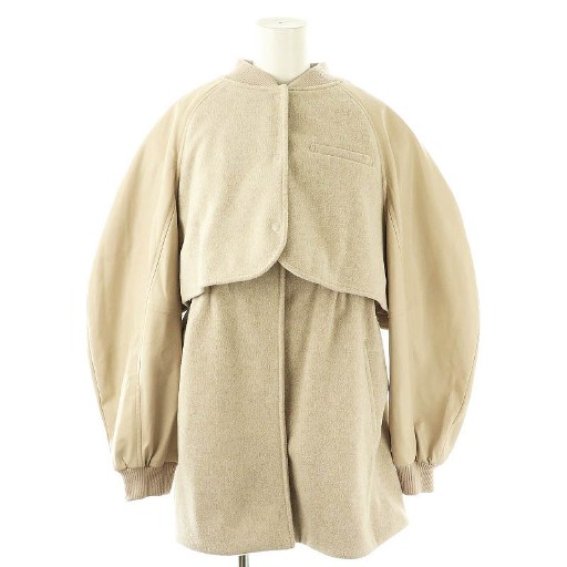 Ameri UND LAYERED STADIUM JUMPER ベージュ 【公式通販】