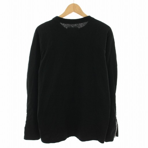 sacai / 長袖Tシャツ/3/コットン/ブラック/24-03574ｍ サカイ sacai コットンロングスリーブTシャツ Cotton L/S T-Shirt ロン