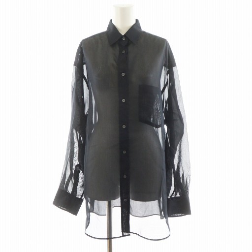 未使用品 エーピーストゥディオ AP STUDIO タグ付き 24SS シアーシャツ