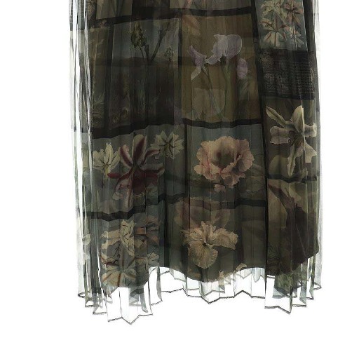 アメリヴィンテージ Ameri VINTAGE 24SS FLOWER PATCHWORK PLEATED