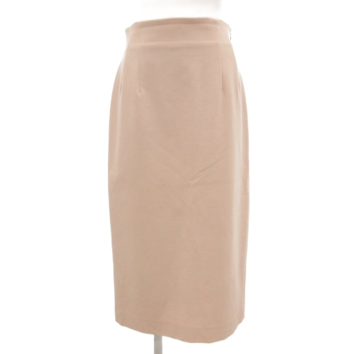【未着用】エムプルミエ　ウエストゴムロングタイトスカート（ベージュ） 新作入荷情報〈ウエストゴムロングタイトスカート〉 | m-i-d | M