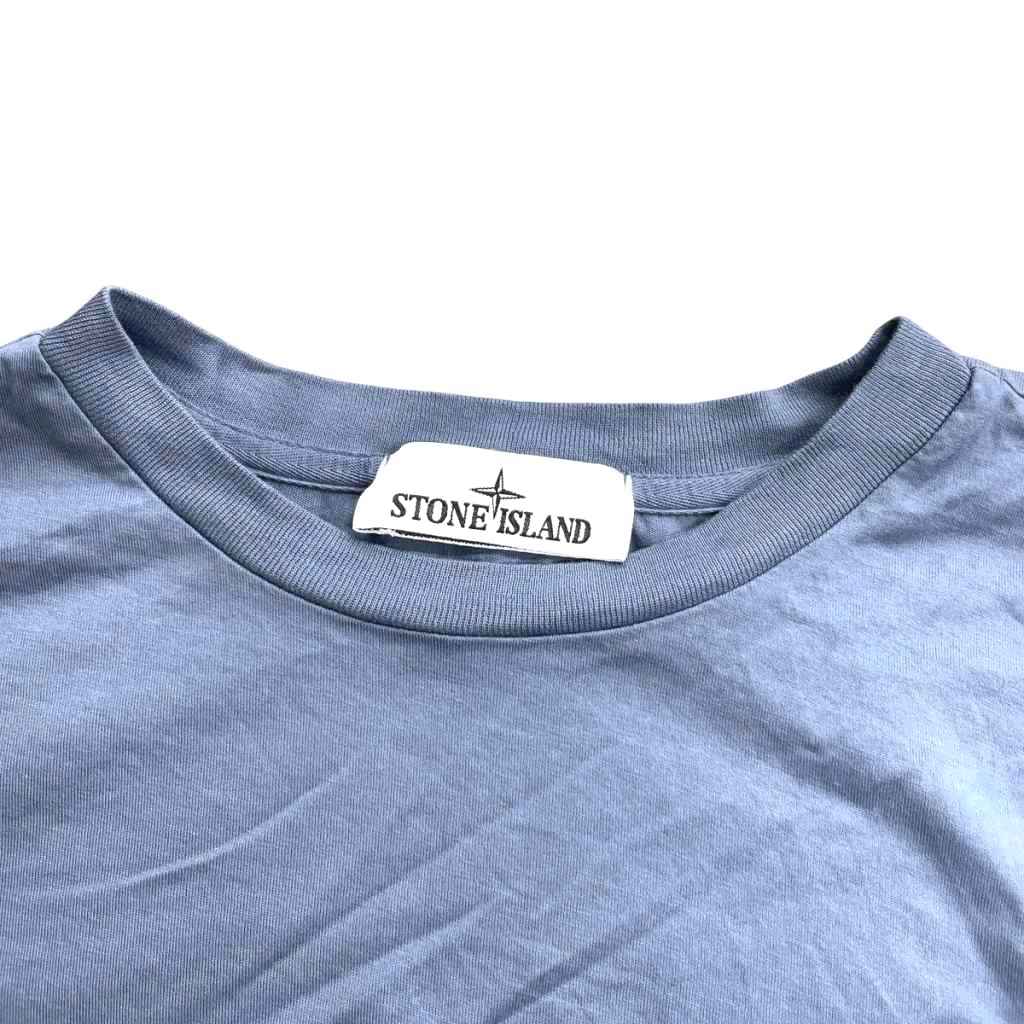 ストーンアイランド STONE ISLAND フロント ロゴパッチ クルーネック