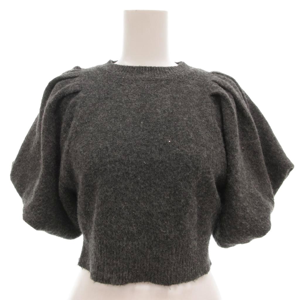 DOUBLE STANDARD CLOTHING スパンコール　リップ　ニット DOUBLE STANDARD CLOTHING スパンコールリッププルオーバーニット