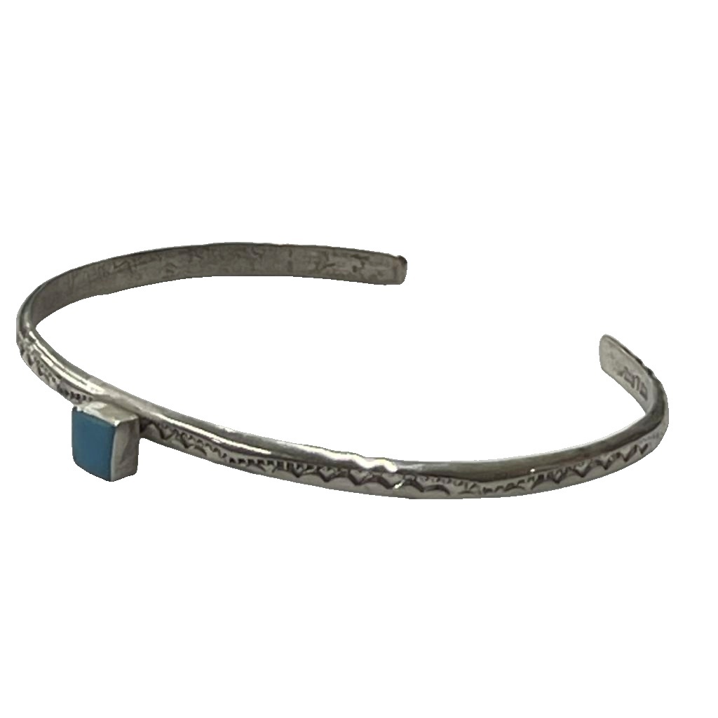 ロイストンターコイズ Lambert Tahe バングル ブレスレット スクエア
