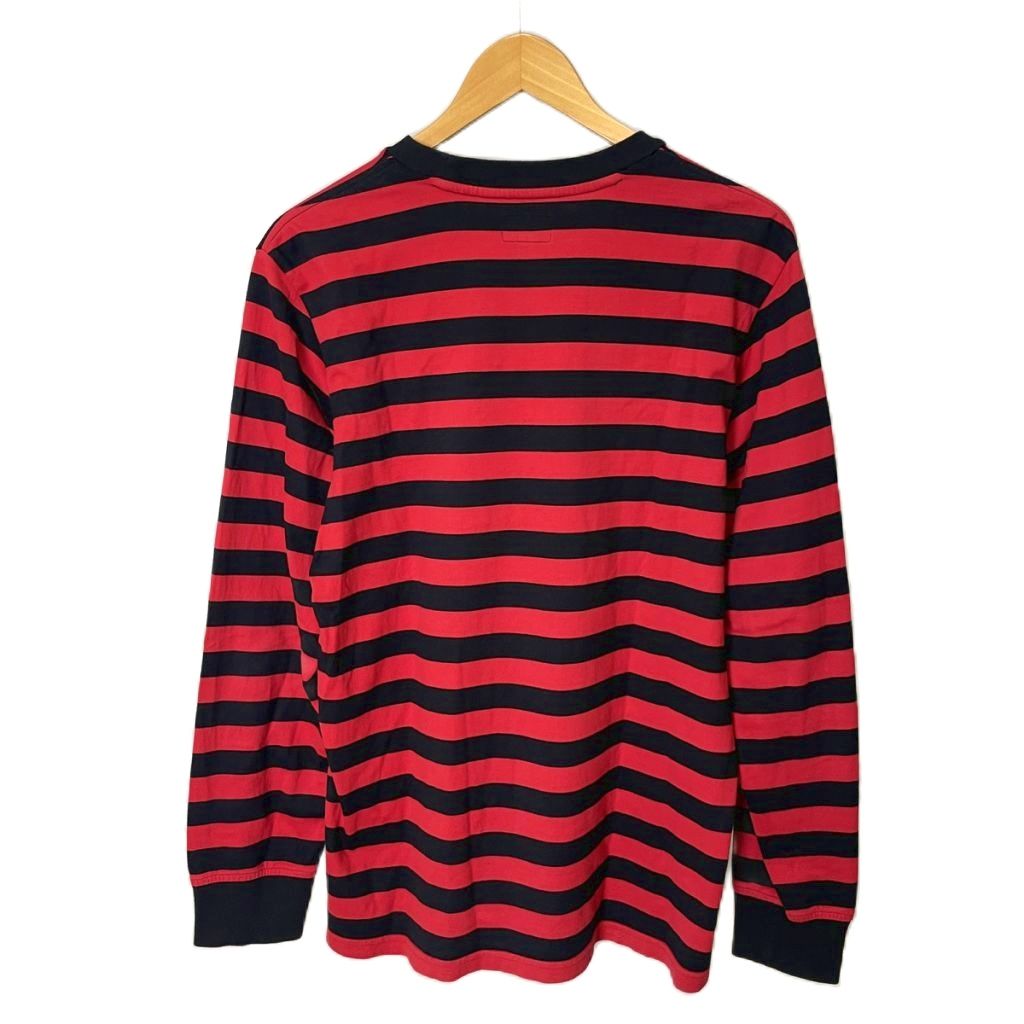 シュプリーム SUPREME 19AW Flags L/S Top ボーダー ロンT カットソー 