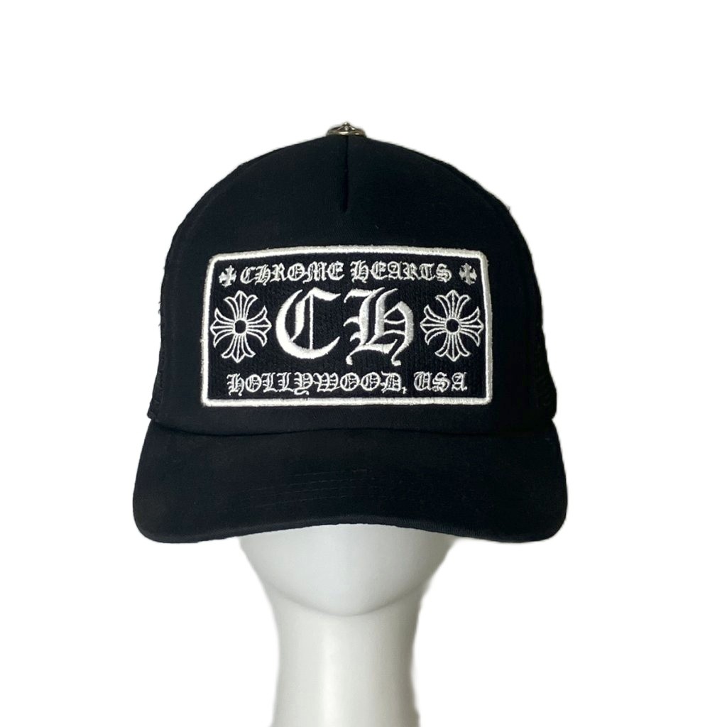 CHROME HEARTS トラッカーキャップ 黒 Chrome Hearts トラッカーキャップ 黒 試着のみ クロムハーツ伊勢丹