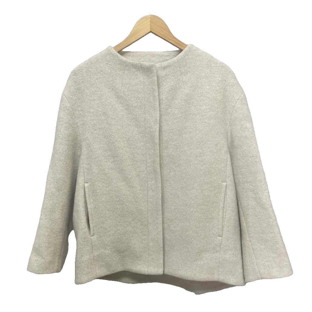 TOMORROWLAND ウールパイルミルド ビルドネックショートコート 楽天市場】【SALE／50%OFF】ウールパイルミルド ビルドネックショート