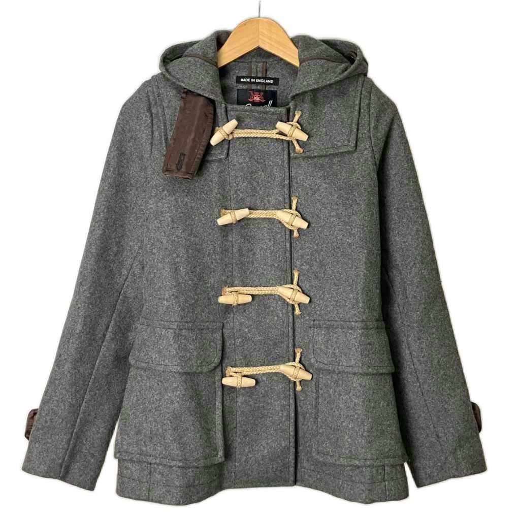 グローバーオール Gloverall 英国製 ダッフルコート ウール フーディー