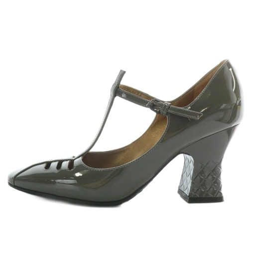 ボッテガヴェネタ BOTTEGA VENETA パンプス エナメル ラウンドトゥ