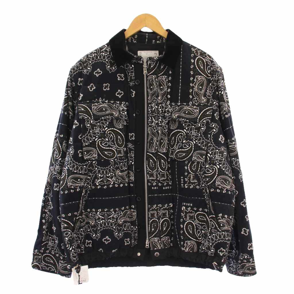 未使用品 サカイ sacai タグ付き Bandana Quilted Jacket バンダナ