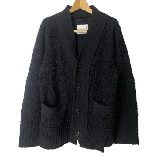 サカイ sacai 20AW Wool Knit Cardigan カーディガン ニット 長袖 20 