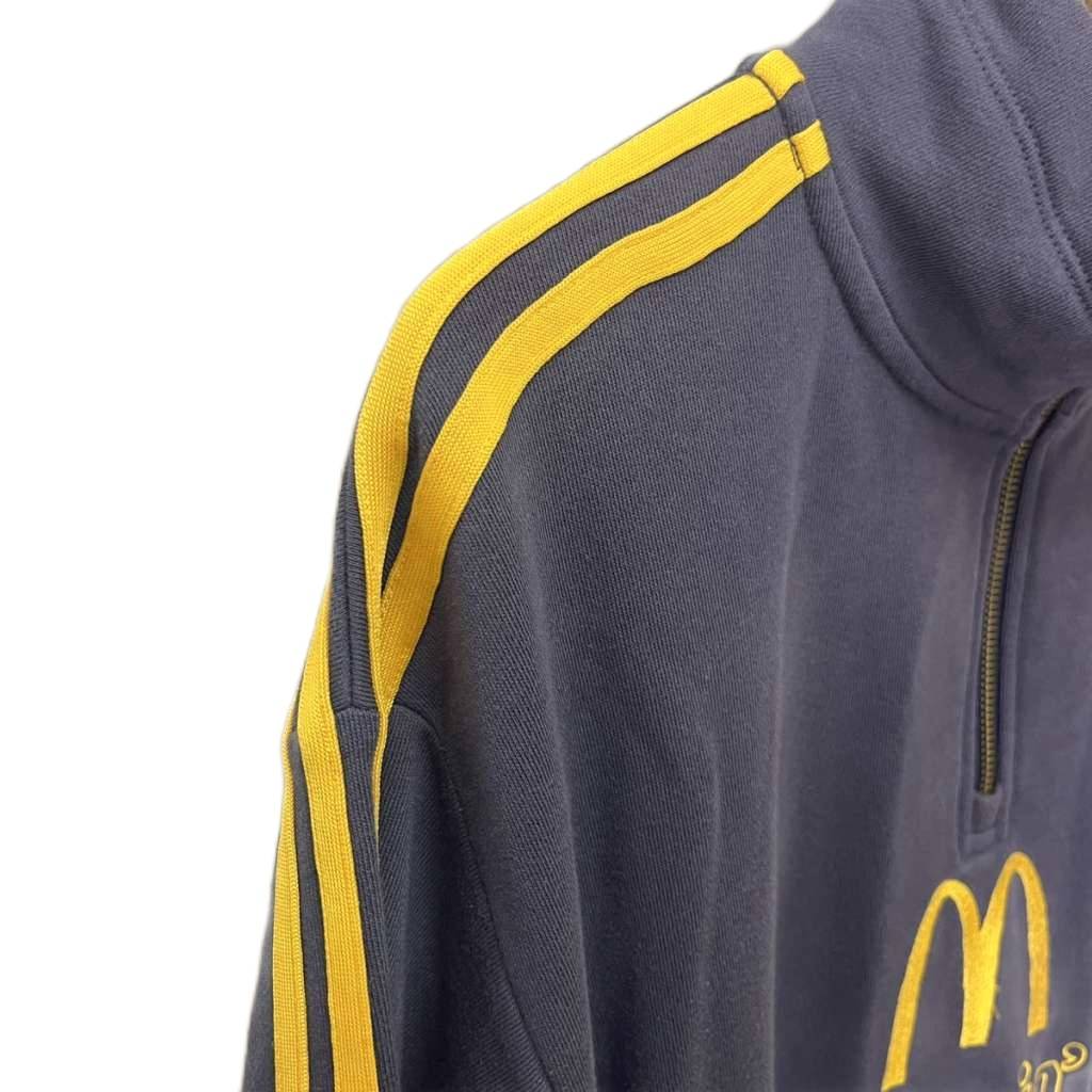 グラニフ graniph トレーナー ハーフジップ L ネイビー マクドナルド