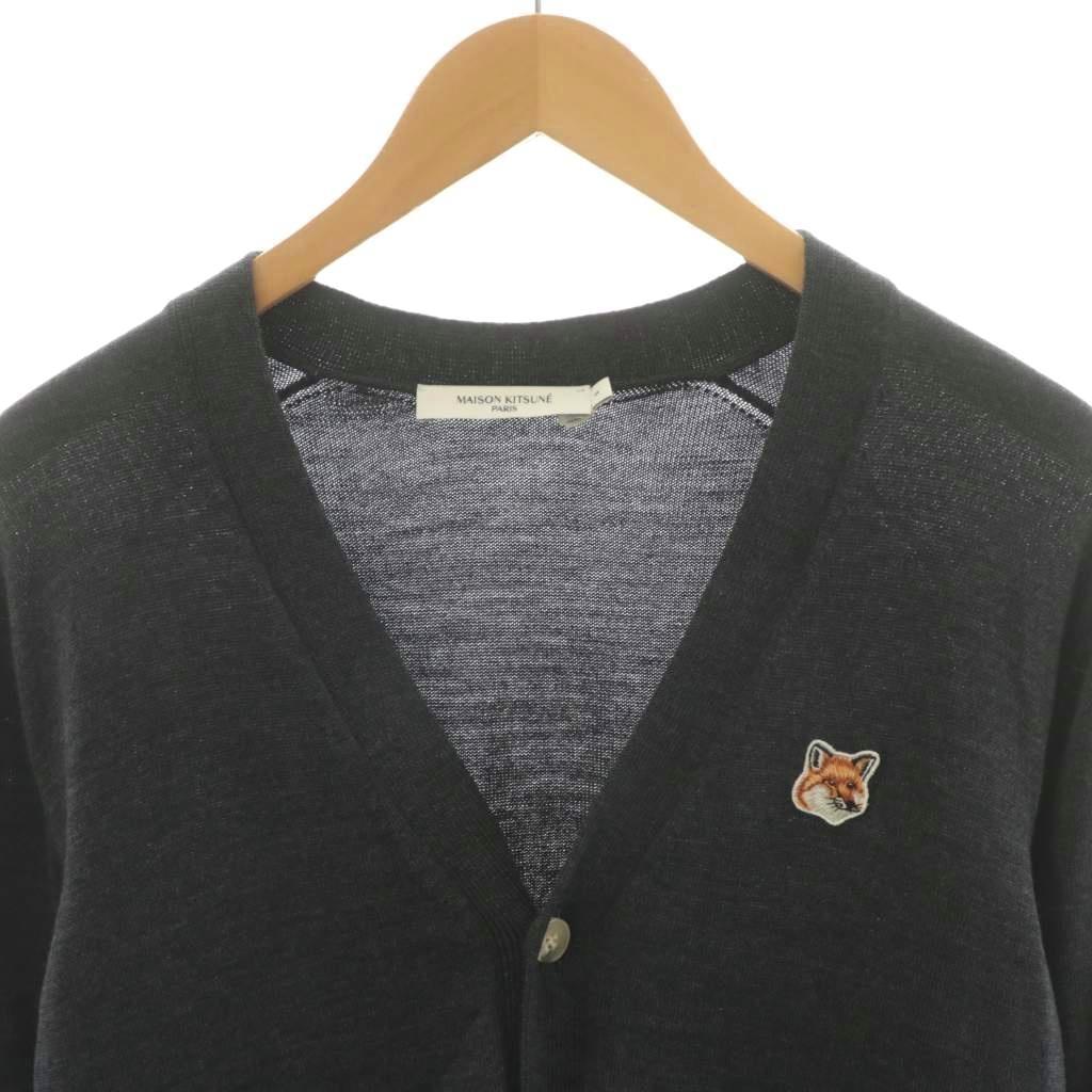 メゾンキツネ MAISON KITSUNE FOX HEAD PATCH CLASSIC CARDIGAN 
