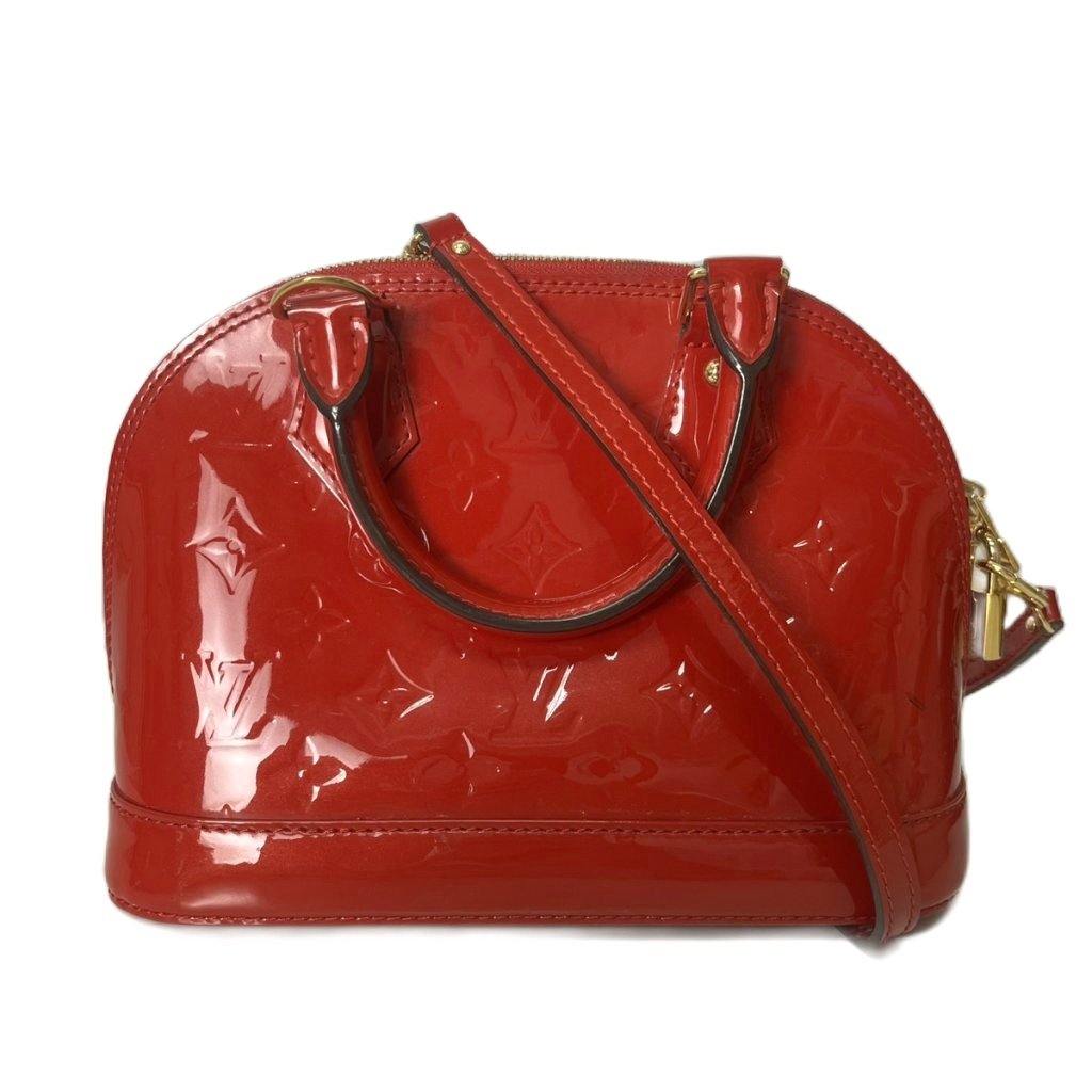 ルイヴィトン LOUIS VUITTON モノグラムヴェルニ アルマBB 
