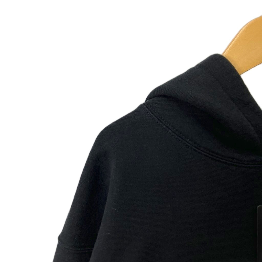 シュプリーム SUPREME ×NUMBER (N)INE HoodedSweatshirt ナンバーナイン スカルプリントパーカー フーディ M ブラック メンズ