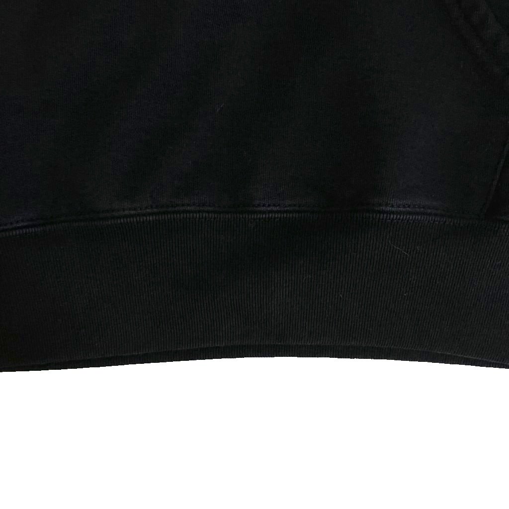 シュプリーム SUPREME ×NUMBER (N)INE HoodedSweatshirt ナンバーナイン スカルプリントパーカー フーディ M ブラック メンズ