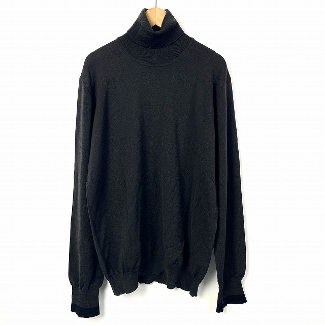 ARMANIタートルニット 良品 EMPORIO ARMANI ウール オフタートル