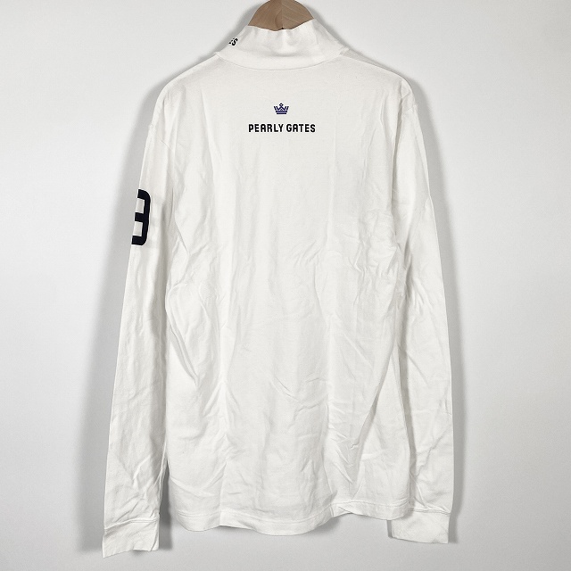 パーリーゲイツ PEARLY GATES シャツ ゴルフウェア モックネック 長袖  