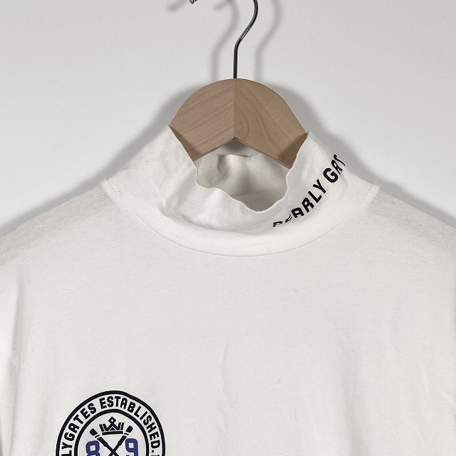 パーリーゲイツ PEARLY GATES シャツ ゴルフウェア モックネック 長袖  