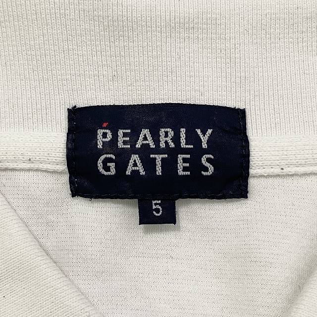 パーリーゲイツ PEARLY GATES 半袖ポロシャツ ホワイト 5