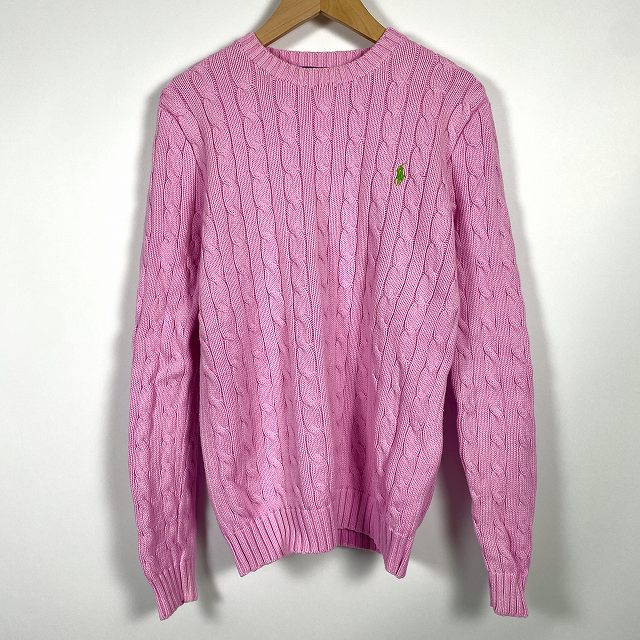 ラルフローレン RALPH LAUREN ケーブルニット セーター 長袖 ロゴ