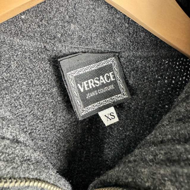 ヴェルサーチジーンズ VERSACE JEANS COUTURE ハーフジップ ニット 