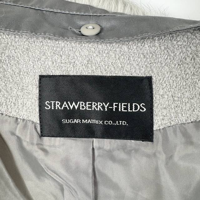ストロベリーフィールズ STRAWBERRY-FIELDS ファーコート ショート丈 