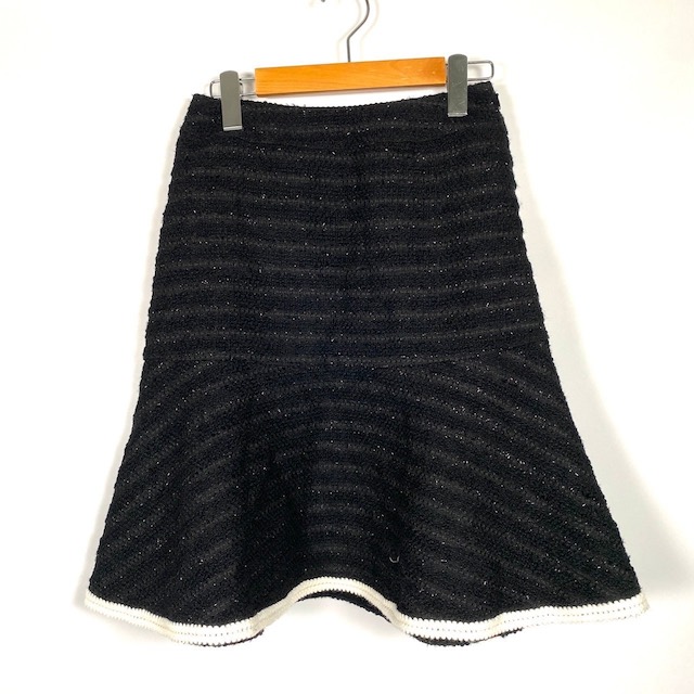 トゥービーシック TO BE CHIC スカート ボトムス ひざ丈 ラメ トゥービーシック TO BE CHIC スカート ボトムス ひざ丈 ラメ