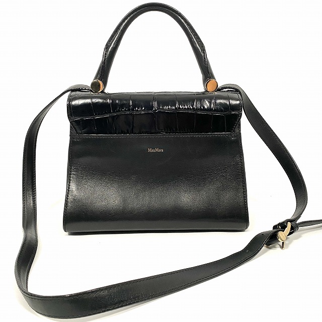 MaxMara ブラック ハンドバッグ