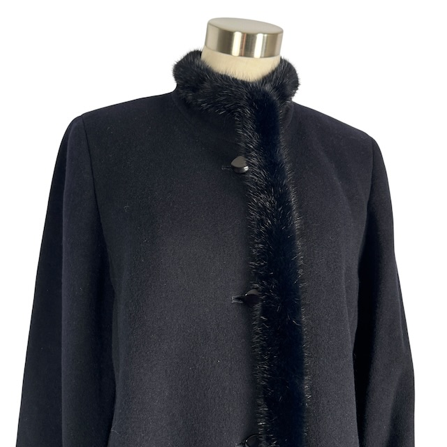 レリアンカシミヤコート11号ネイビー