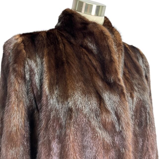 MG Sable fur】毛皮コート ファーコート リアルファー ミンク