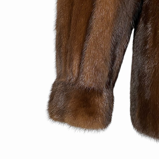 Christian Bahn Fine Furs デミバフミンク 毛皮 コート リアルファー