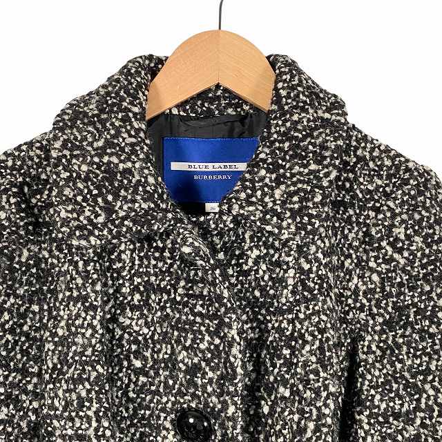 BURBERRY BLUELABEL レディース ツイードコート 36 中古・古着通販】BURBERRY BLUE LABEL (バーバリーロンドンブルー