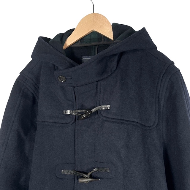 【VAN jacket】チェック柄ウールダッフルコート　SIZEM ヴァン ヂャケット VAN JAC ダッフルコート 裏地チェック柄