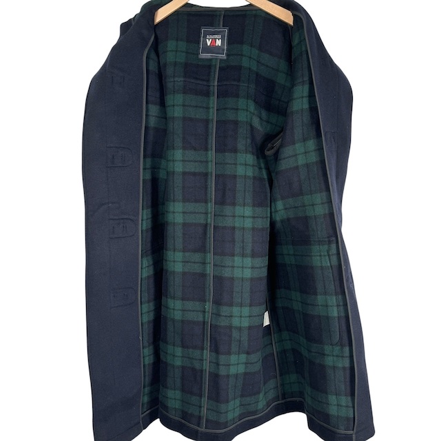 k*o様 【美品】VAN JACKET ダッフルコート 裏地チェック 大きめサイ ヴァン ヂャケット VAN JAC ダッフルコート 裏地チェック柄