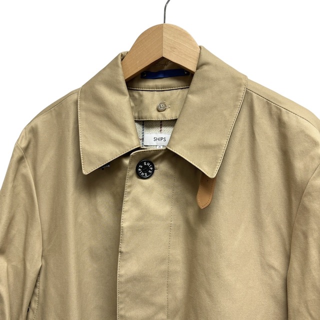 シップス SHIPS 2WAY ステンカラーコート ライナー付き 比翼仕立て