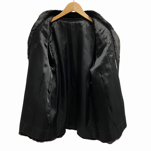 サガミンク SAGA MINK ミンクコート 毛皮 リアルファー 黒 ブラック 13