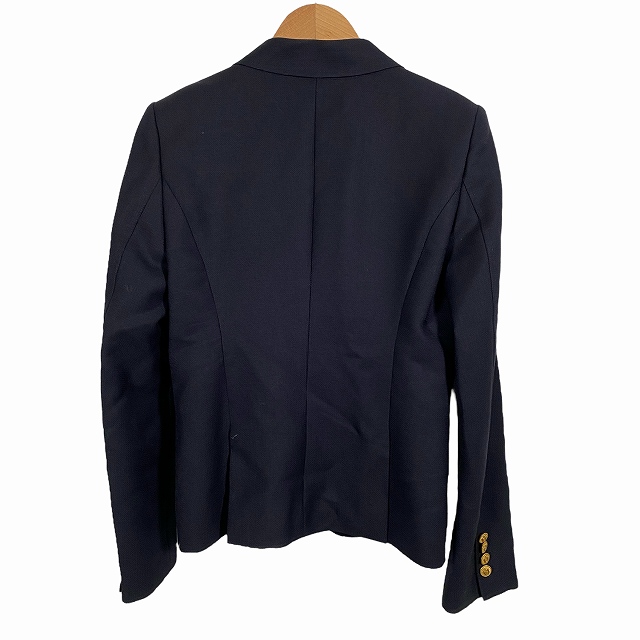 ポールスチュアート　紺ブレ　ジャケット　ダブル　ネイビー　金ボタン　サイズ９ QUINTESSENTIAL】クラシックホップサックダブルブレストネイビー